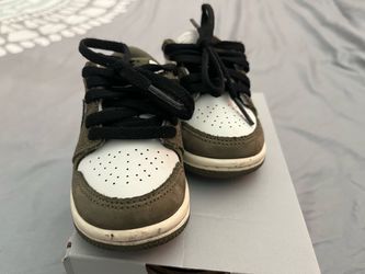 Nike Dunk Low Toddler Sneakers Olive Green