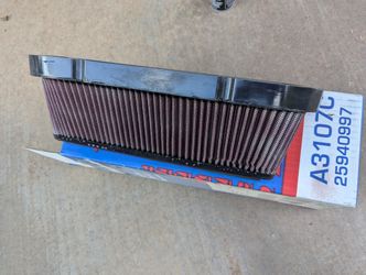 Corvette reusable engine air filter