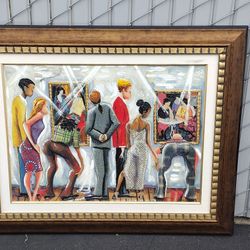 Large Marcus Glenn Painting 