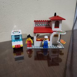 Lego 6350 Classic Town Restaurant PIZZA TO GO 99% Complete w/Instructions READ