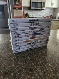 Lot of 10 Wii Video Games _ Nintendo Console Sports Arcade Racing _ All Disks are in Great Condition