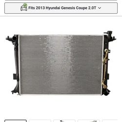 Radiators 2013 Hyundai Genesis Coupe