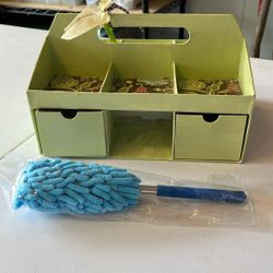 Desk Storage And Duster