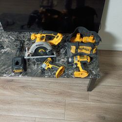 Dewalt Drill Set And Saw