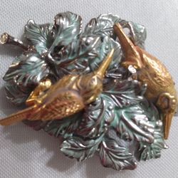 Beautiful Hummingbird Brooch