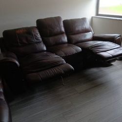 Recliner Leather Sofas 