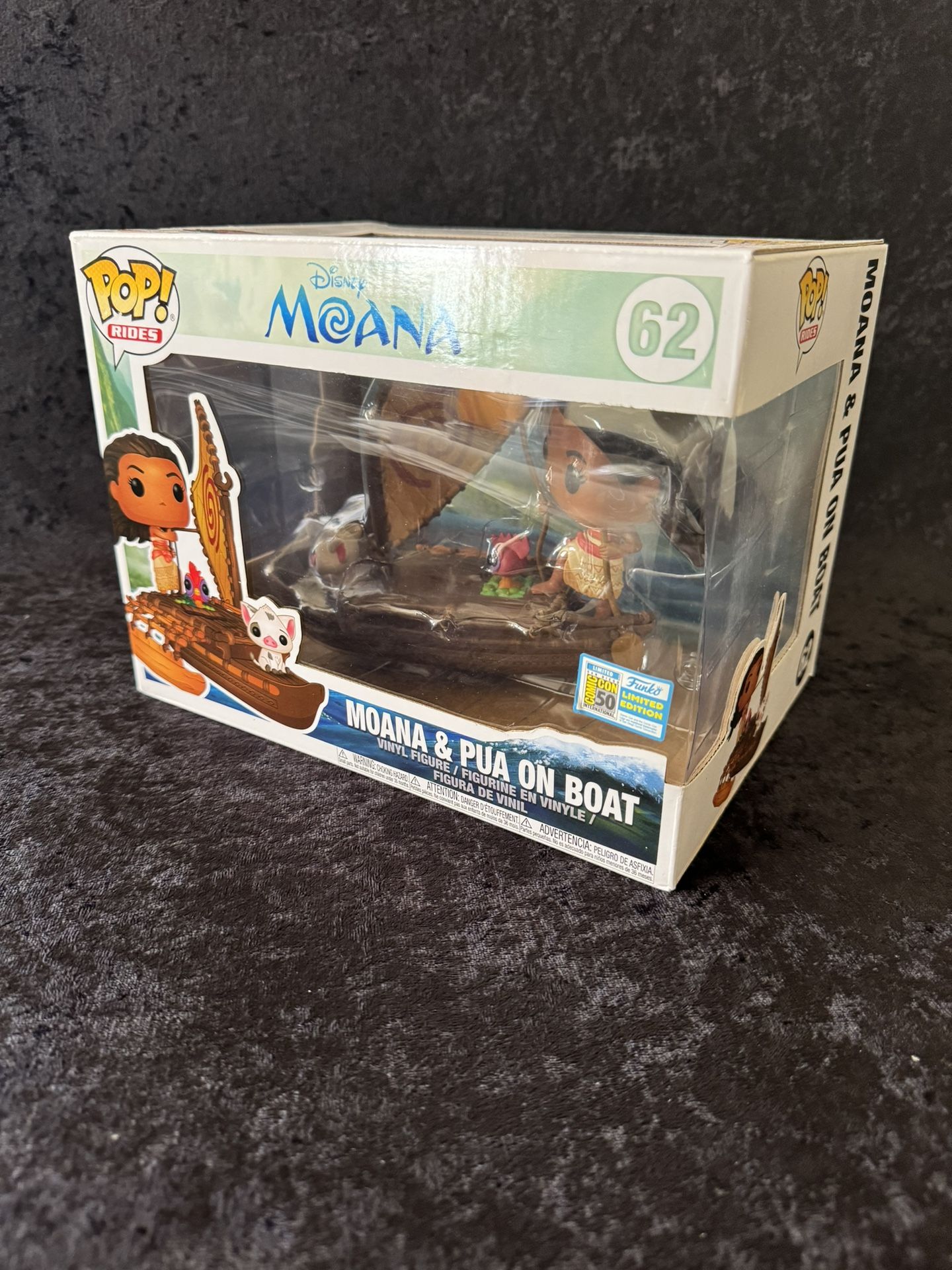 Moana and Pua on Boat Funko Pop