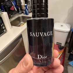 Practically Unopened Bottle Of Men’s Dior Sauvage (Not A Knock Off) 