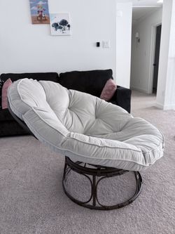 Gray Papasan Chair
