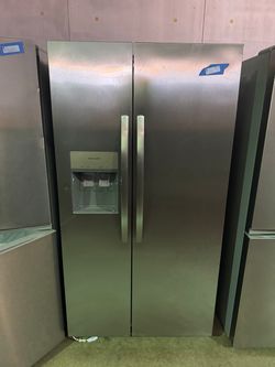 🚨 (Scratch & Dent) Side-by-Side Refrigerator – Stainless Steel – Frigidaire 🚨