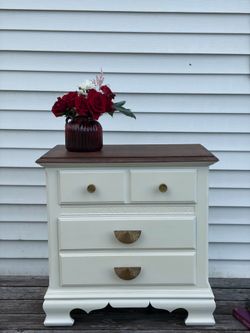 Stanley Solid Oak Farmhouse Style Nightstand