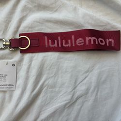 Lululemon Never Lost Keychain Brand New Red
