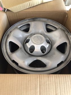 Touota Tacoma Silver Rims