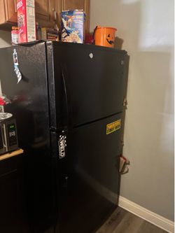 Black fridge