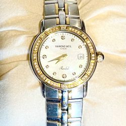 Womans Raymond Weil Solid 18k + S.Steel 💎 Swiss Watch