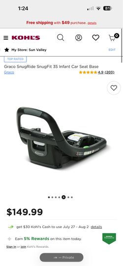 Greco car seat base