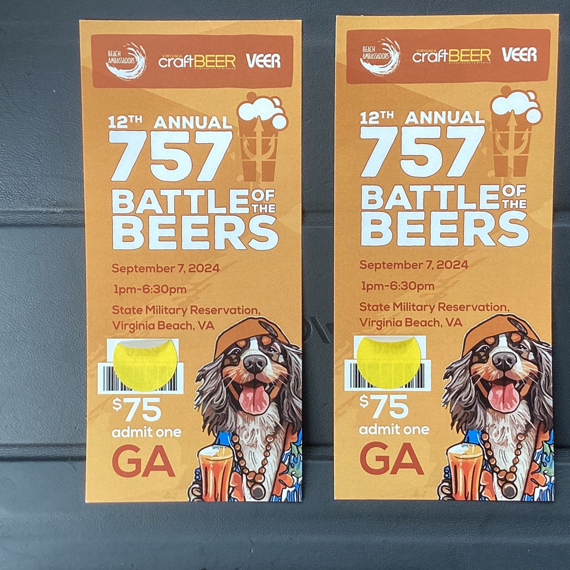 Battle Of The Beers, Saturday, September 7, 2024 From 1 Pm To 6:30 Pm.