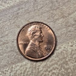 1973 D Lincoln Copper Penny 