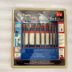 The spade kik drill bit 7+1 set