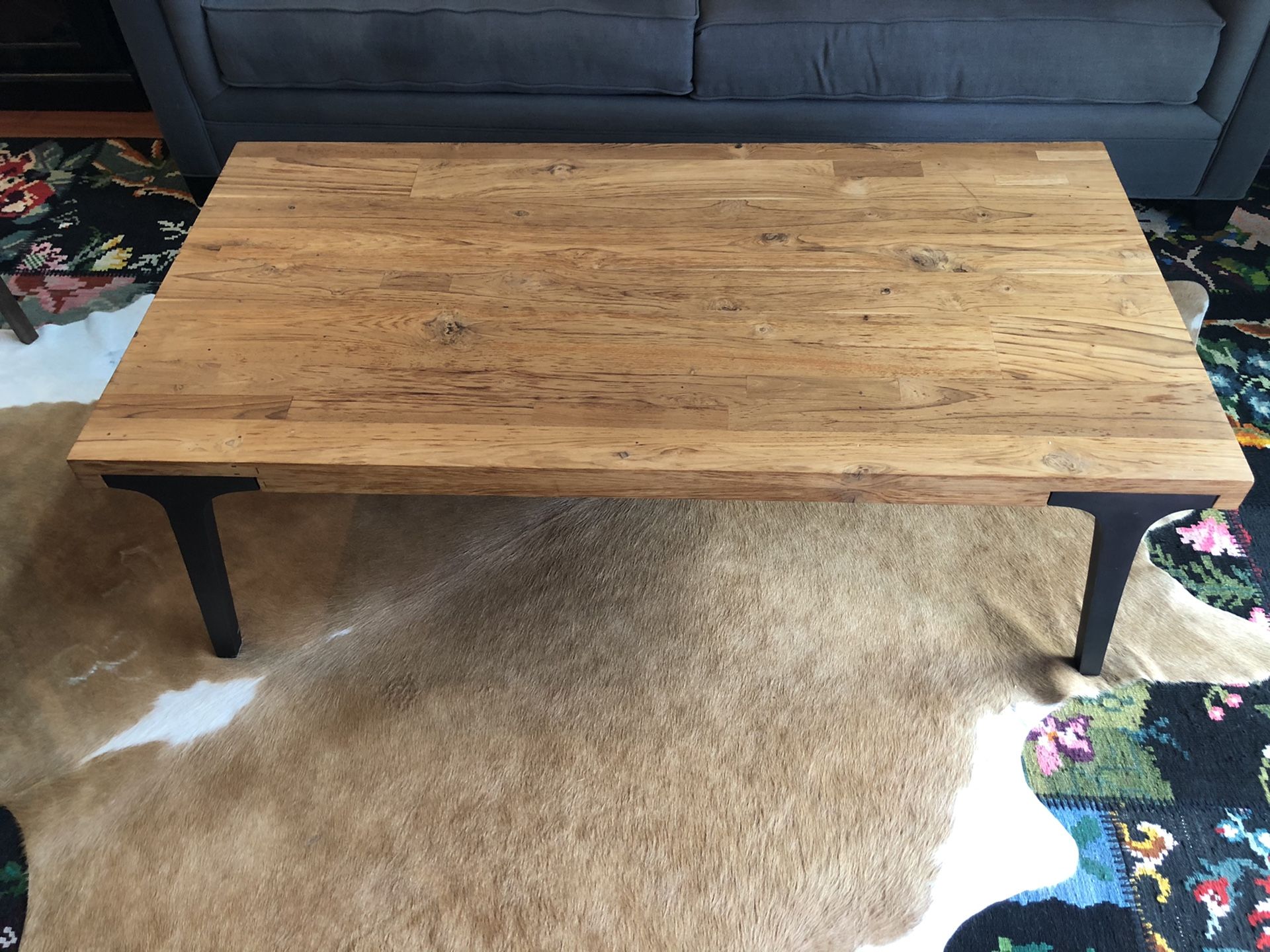 Price update: Crate & Barrel Lavin recycled teak coffee table