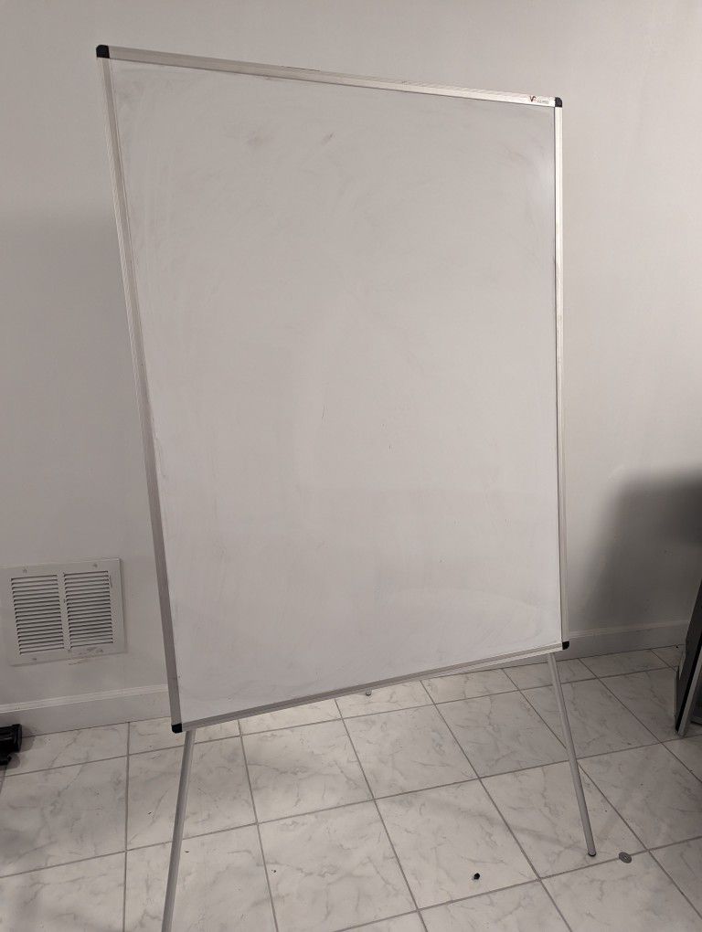 Dry erase magnetic  White Board 3 X4 Feet  With Stand