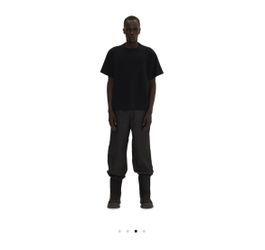 Yeezy TS-01 T Shirt Size 1 in Black