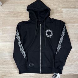 Chrome Hearts Black Zip Hoodie Size XL