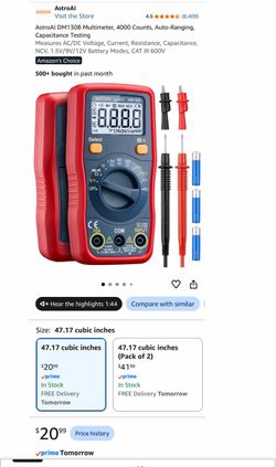AstroAI DM130B Digital Multimeter