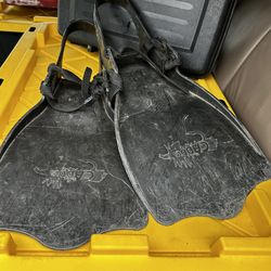 Caddies float tube fins