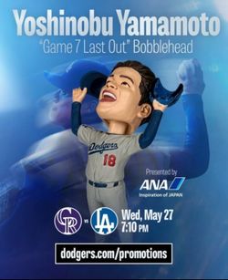 Yamamoto Game 7 BobbleHead - Prerelease