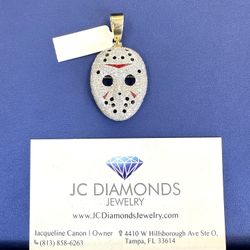 Pendant 2 Inch 10k Diamonds Real 💎 