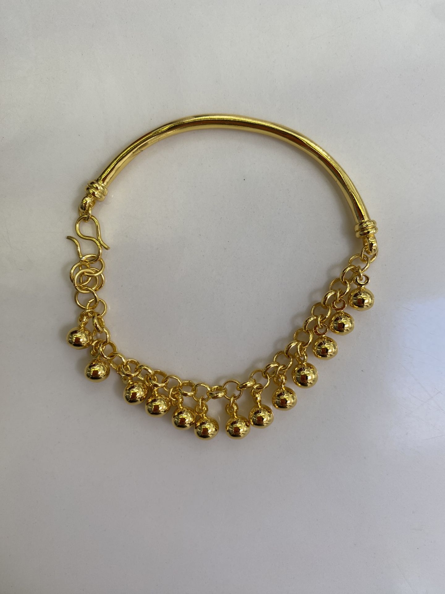 New Gold Plate Charming Half Bangle