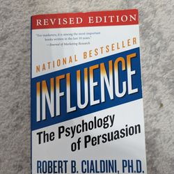 Influence, Psychology Of Persuasion, Robert Cialdini