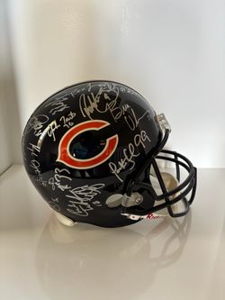 2006 Chicago Bears Autographed Team Helmet