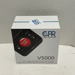 CPR V5000 Call Blocker Landline Phones - Block Robocalls Stop Spam Callers - New