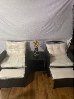 5 pieces patio new