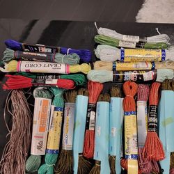 77 DARICE Metallic Cord For Plastic Canvas -NEW - Smoke Free