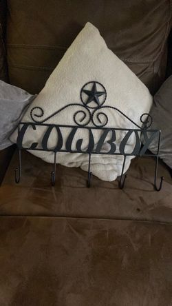 Cowboy coat hanger