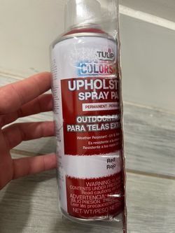 Tulip ColorShot Instant Fabric Color Exterior Outdoor Upholstery Spray 8oz - Red