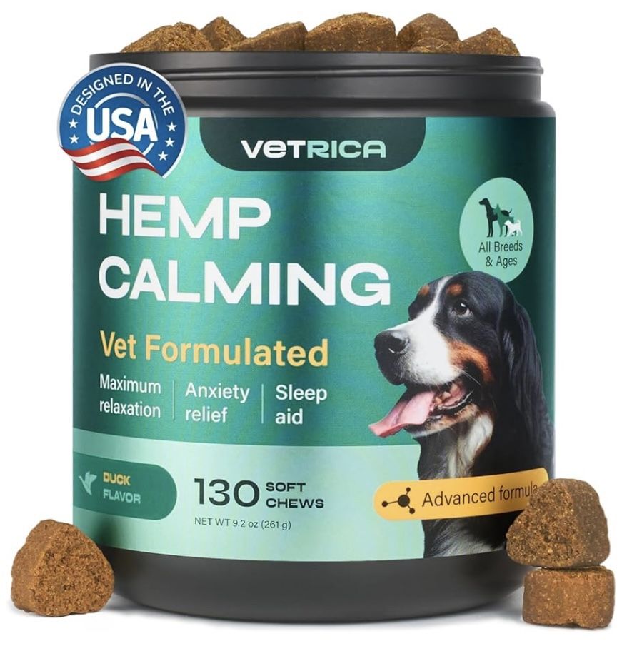 Calming Chews for Dogs - Hemp Calming Chews for Dog Anxiety Relief Treats