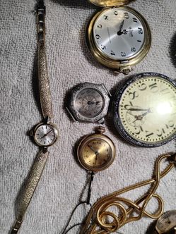 Vintage Watch and Pocket Watch Lot