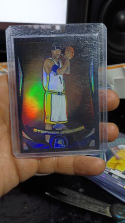 2005 Topps Chrome-Stephen Jackson Black Refractor/500🔥Pacers Spurs