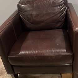 Leather Chair And Couch