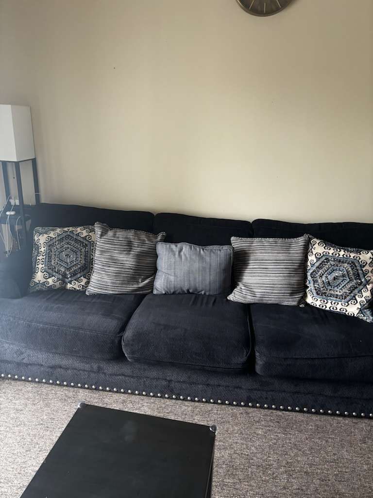 Jumbo Blue Sofa In Very Good Shape