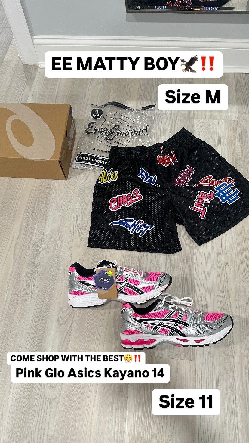 Matty Boy EE Shorts & Asics Kayano 14 Pink Glo