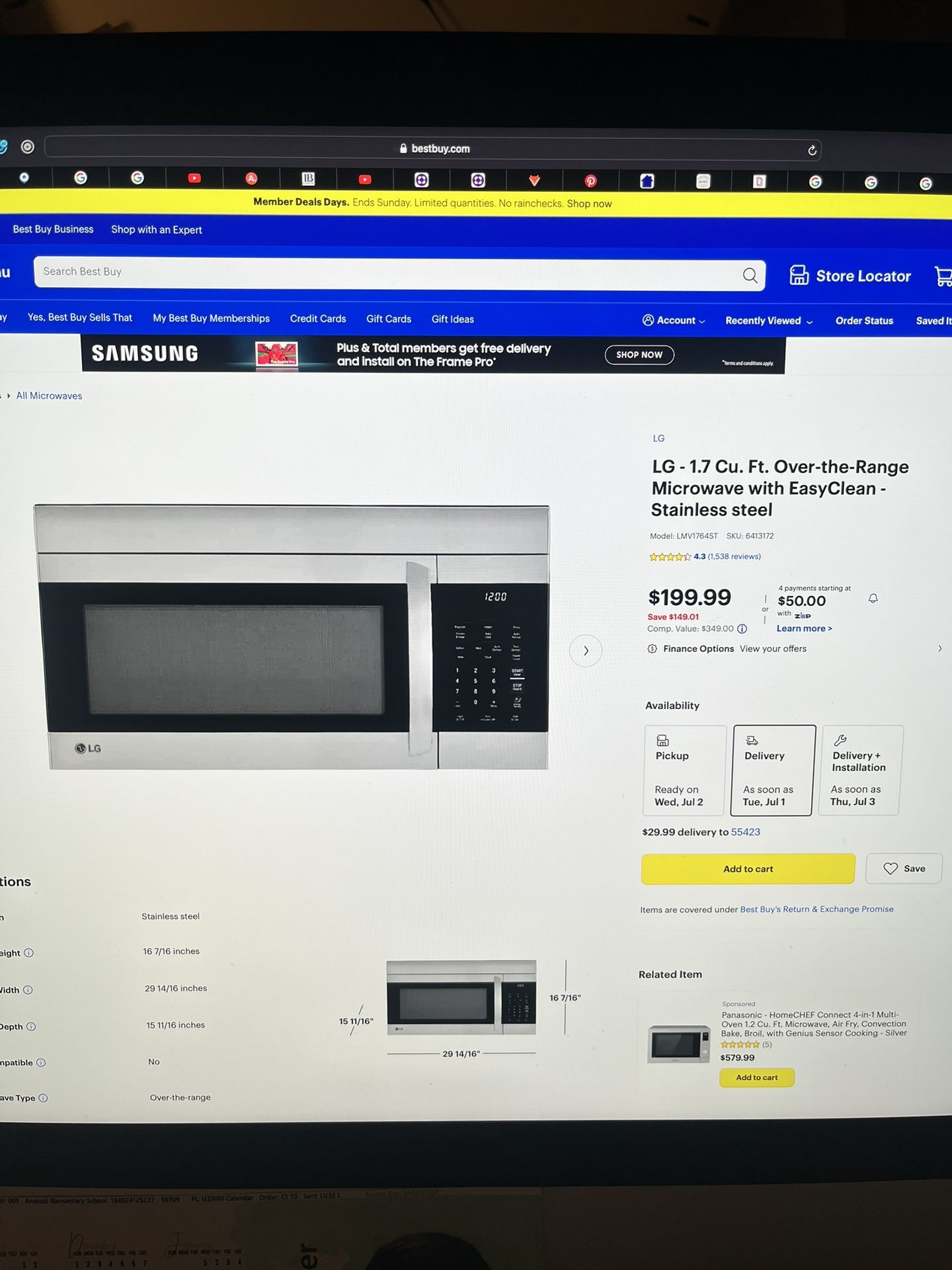 LG Microwave