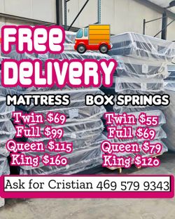 New Mattresses Twin mattress Full mattress Queen mattress King mattress Colchones nuevos Beds