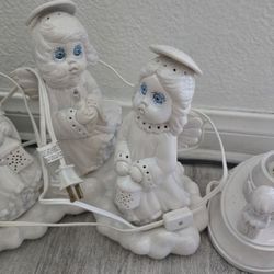 Ceramic Angels Lamp
