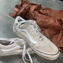 Tan Low Ride Skater Vans