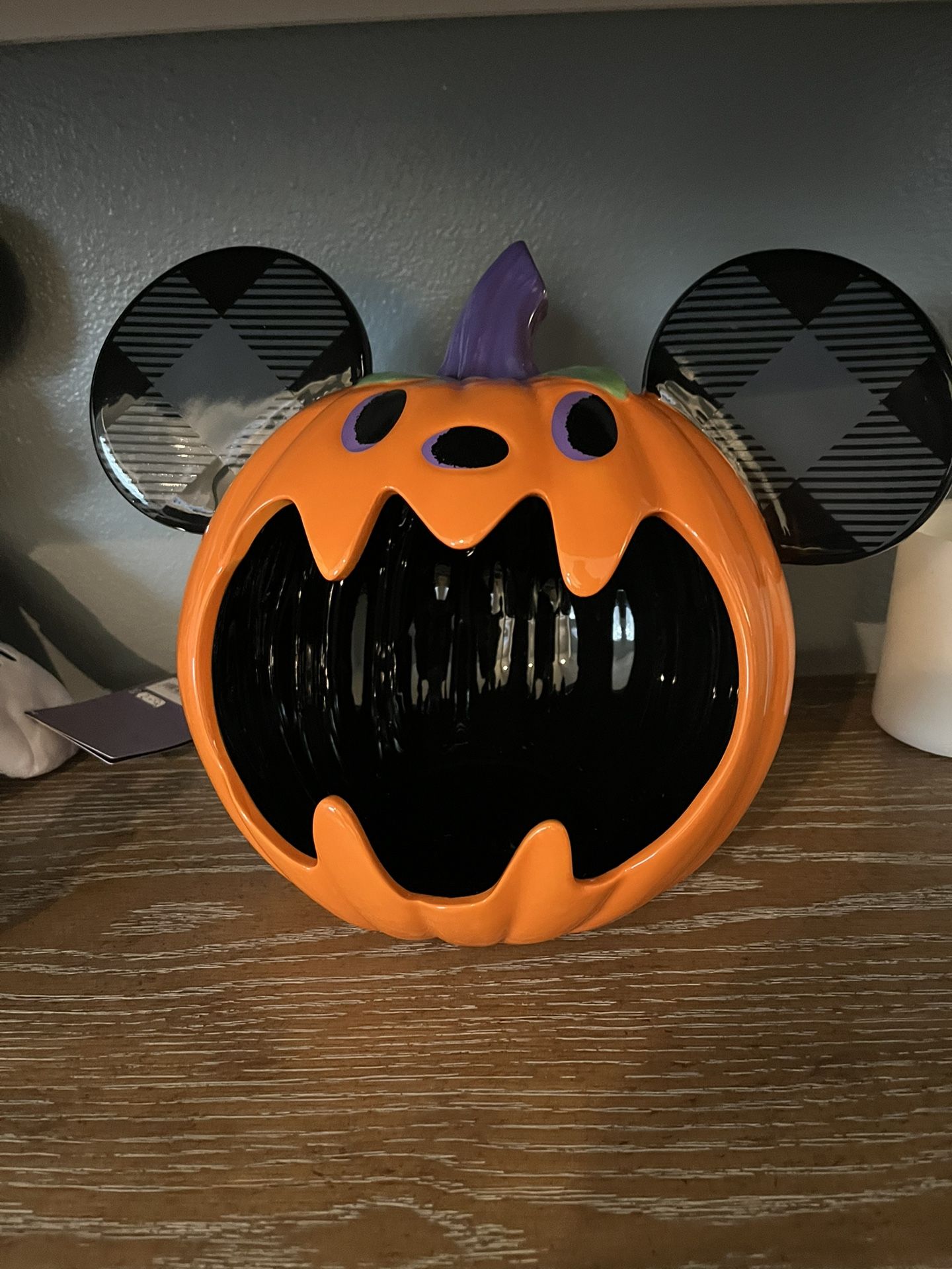 Disney Halloween Pumpkin Candy Bowl